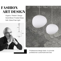 Lampe suspendue LED en verre givré avec structure en fer mince et élégante pour l'éclairage intérieur des cours et villas