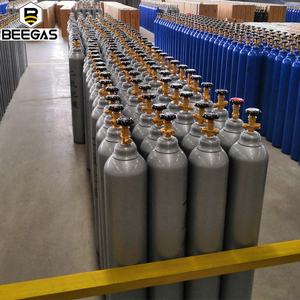 उच्च दबाव 20l औद्योगिक स्टील गैस टैंक 150/200 बार काम करने वाला दबाव आइसो9809 प्रमाणित 250/300 बार परीक्षण दबाव मधुमक्खी गैस - Product Image 2