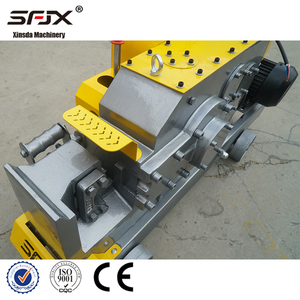 Machine à couper les barres d'armature SFJX, moteur 380V 3kW, niveau de sécurité élevé, certifiée CE, coupe-barres en acier industriel jaune - Product Image 5