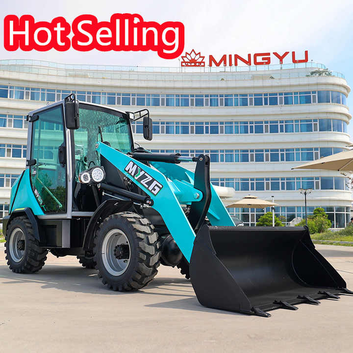MINGYU Electric Mini Wheel Loader E25 1.2 Ton Capacity Remote Control ...