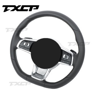 Volante de Cuero Completo para Volkswagen MK7 MK6 Golf7 Polo CC Jetta Tiguan GTI <span class=keywords><strong>R</strong></span> GTD GTS GTE GLI <span class=keywords><strong>R</strong></span>-<span class=keywords><strong>Line</strong></span> GOLF6 SCIROCCO - Product Image 2