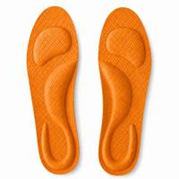 Semelles intérieures antidérapantes en mousse à mémoire de forme PU avec soutien de la voûte plantaire pour la stabilité, l'absorption des chocs et le confort, toutes saisons, unisexe