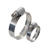 Colliers de serrage robustes 3/4 "- 1-1/2" #16 Collier de serrage à vis sans fin en acier inoxydable