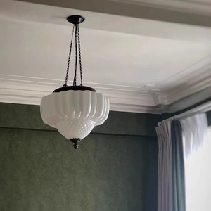 American Retro Art Deco Style Glass Chandelier Old Shanghai House Design for Hallway <b>Dining</b> Room Bar Balcony Homestay - Product Image 1