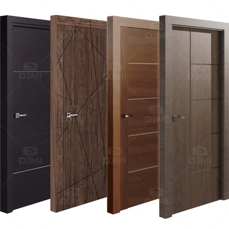 Cina top produttore 30/60/90 minute di fuoco camera d'albergo porta di alta qualità appartamento interno in legno massello porte moderne porta in legno