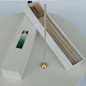 Bâtonnets d'encens argentés avec boîte à tiroir blanche, assortiment parfait d'encens naturel - Product Image 2