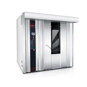 1000pcs industrial por tempo forno rotativo para panificação 16-Tiers 32 bandeja forno elétrico rotativo para padaria moinho de produção