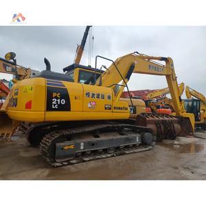 Excavadora Komatsu PC210LC de 21 Toneladas Usada con Pocas Horas de Uso, Confiable para Construcción y Paisajismo, Equipo Komatsu de Segunda Mano - Product Image 1