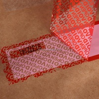 Ruban de sécurité imprimé personnalisé, ruban anti-effraction, ruban évident, étiquette VOID OPEN, ruban adhésif pour l'emballage et la fermeture des cartons