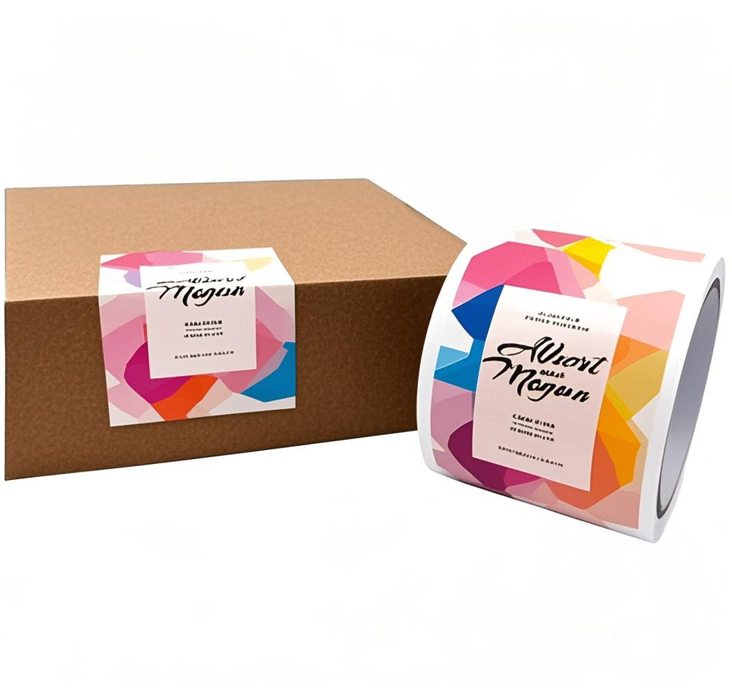 Customize Stickers for Gift Packaging Coated Paper Sticker CMYK Printing Gift Box Sealing Stickers in Sheets
