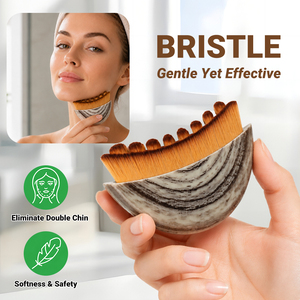 Nouvelle brosse en bois pour le visage, pour le drainage lymphatique et l'exfoliation, design tendance pour le <span class=keywords><strong>soin</strong></span> de la peau du visage et du corps - Product Image 5