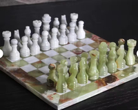 SAIDKOCC Décoration en marbre naturel, échiquier et pièces d'échecs rétro créatifs, luxe avancé, plusieurs couleurs, échecs modernes