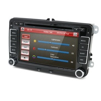 Orijinal UI HD dokunmatik ekran otomobil radyosu için 2 Din araba radyo Skoda Octavia Fabia GPS navigasyon ile