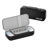 Sac de rangement pour console de jeu AOLION EVA, design divisé, étui de transport grande capacité pour Switch Switch Lite
