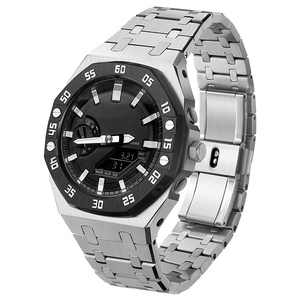 Kit Mod personnalisé pour <span class=keywords><strong>Casio</strong></span> Bracelet de montre en caoutchouc de silicone pour GA2100 Pièces de mod de montre en acier inoxydable de haute qualité pour kit <span class=keywords><strong>Casio</strong></span> - Product Image 4