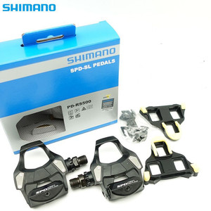 Pedal de bicicleta de carretera <span class=keywords><strong>SHIMANO</strong></span>, Pedal negro autoblocante con tacos SH11, piezas originales de bicicleta - Product Image 1