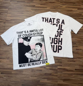 Nueva Colección de Camisetas de Alta Calidad para Hombre con Estampado 'THAT'S A AWFUL LOT OF COUPH SYRUP', Estilo Holgado e Informal - Product Image 2