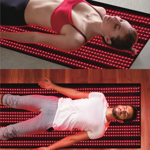 Couverture de soin corporel à lumière rouge pliable professionnelle pour institut de beauté, 1280 LED 660nm 850nm, portable, 180x80cm, pour usage domestique et en salon - Product Image 2