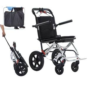 Fauteuil roulant d'hôpital pliant et réglable avec l'aspect exquis et le vrai matériel - Product Image 1