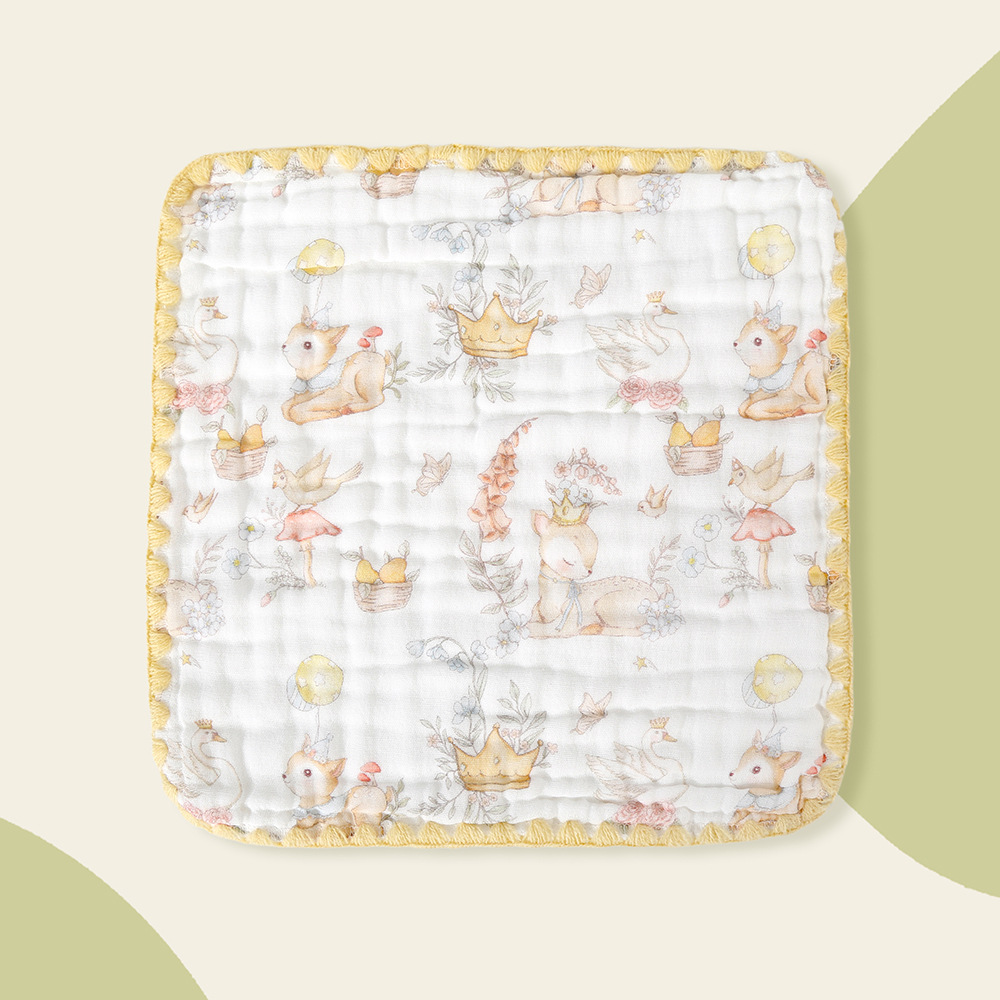 Six layers 3030 square towel deer dream garden