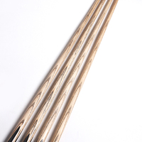 Série LP Brand Dominance, Queue de billard de snooker, fabriquée à la main, pointe de 9,8 mm, bois de frêne, joint 3/4, embout en ébène, 2 pièces, 57'', haute qualité
