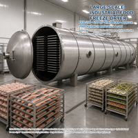 FFD-150 Grote Industriële Vriesdroogmachine Capaciteit Vacuüm Lyofilisator voor Voedsel Fruit Groente Vlees Huisdierenvoer