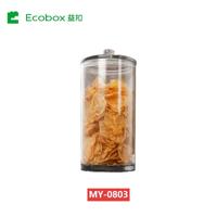 Ecobox - Petits contenants ronds pour aliments en vrac, avec joint d'étanchéité, pour le stockage des bonbons