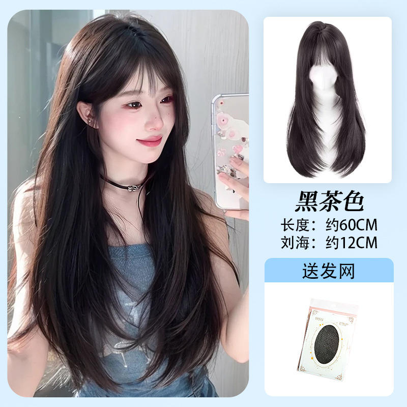 ตาข่ายคลุมผมสีน้ำตาล-ดำ 60ซม