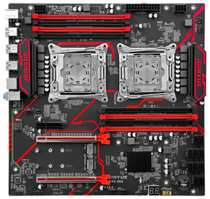 Schede Madri JGINYUE X99-8 X99-9 X99-TI D3/D4 PLUS E/M-ATX LGA2011-3 DDR4/DDR3 Compatibili con Processori Core Xeon E5 V1 V2 V3 <span class=keywords><strong>V4</strong></span> - Product Image 1