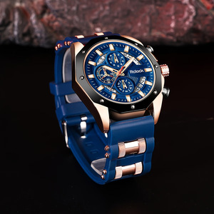 Ensemble de 4 montres et bracelets pour <span class=keywords><strong>homme</strong></span>, style business décontracté, affichage du calendrier, <span class=keywords><strong>bracelet</strong></span> pour <span class=keywords><strong>homme</strong></span>, collier croix, montre de luxe pour <span class=keywords><strong>homme</strong></span> CC066 - Product Image 4