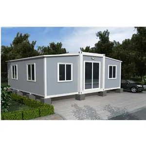 Mobile foldable folding tiny modular Modern luxury Prefabricated ready made Expandable shipping Container kit office Home House