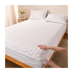 Protège-matelas imperméable matelassé personnalisé respirant double reine roi taille punaise de lit