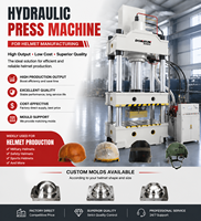 Presse hydraulique 315 tonnes pour la fabrication de casques balistiques