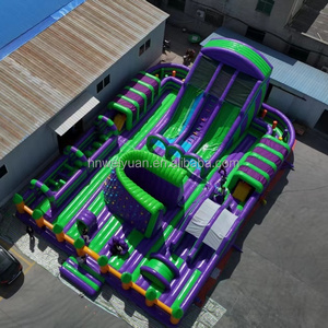 <span class=keywords><strong>Toboggan</strong></span> gonflable géant commercial <span class=keywords><strong>avec</strong></span> jeux d'eau pour parcs d'attractions, promotion estivale et événements - Product Image 2