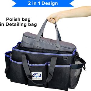 Échantillon gratuit : Sac de rangement pour outils de jardinage, idéal pour hommes et femmes, avec pochette à outils et sac à outils fait main - Product Image 2