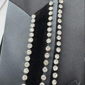 Fatto a mano con perline <span class=keywords><strong>da</strong></span> uomo 3 pezzi abiti formali Tuxedo <span class=keywords><strong>da</strong></span> sposo per occasioni speciali e cerimonie - Product Image 3