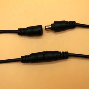 1,2 metros personalizar UL2464 22AWG DC barril enchufe 5,5mm * 2,1mm 5,5*2,5 macho a hembra DC Cable de extensión de alimentación - Product Image 2