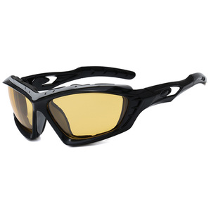 Sports Cycling Sunglasses PC Lens Anti Slip <b>Grey</b> <b>Frame</b> Outdoor Windproof Sun Protection For Men Type 3 - Product Image 1