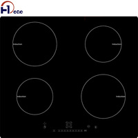 Table de cuisson à induction à économie d'énergie 60cm 7200W 4 zones intégrée/vapeur de comptoir/friture/ébullition/sauté
