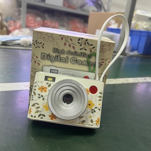 Kamera Digital Retro Lensa Ganda CCD 48MP 1080P HD EIS Self Timer Layar 2.4 Inci Portabel untuk Fotografi, Hadiah Perjalanan Pelajar - Product Image 1