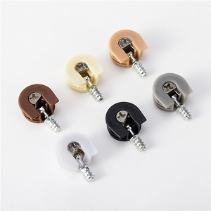 Connecteur de support de panneau en plastique trois-en-un pour meubles, installation facile, design moderne et simple - Product Image 1