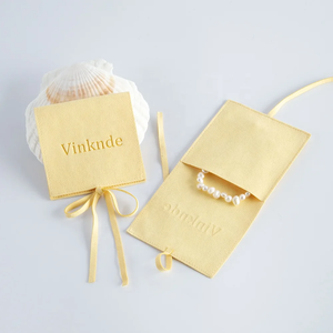 7x7cm Luxury Small Microfiber Jewelry Pouch for Bracelet Necklace <b>Gift</b> Bow Tie Packaging Premium Jewelry Container - Product Image 3