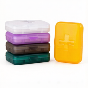 Boîte à pilules portable de poche, étanche à l'humidité, petite boîte à médicaments, rangement compact pour pilules pour la maison, le bureau, les voyages et le quotidien - Product Image 1
