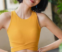 Soutien-gorge de sport antichoc à maintien élevé avec coussinets amovibles pour femme, modèle OEM personnalisé 2026, idéal pour le fitness, le crop top et le yoga