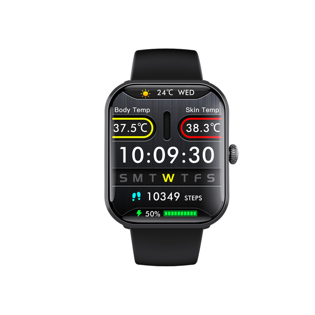 F96T High-Temperature Alarm Smartwatch