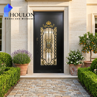 Porte en fer forgé sélectionnée par Architectural Digest, design primé, porte primée par le Design Award.