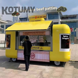Food Truck, Rimorchio per Caffè e Pizza, Attrezzature da Cucina, Carretto per Snack da Strada - Product Image 4