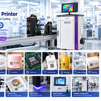 Machine d'impression de codes QR à données variables couleur, imprimante jet d'encre CMYK PIJ UV, codeur industriel anti-contrefaçon pour codes marketing
