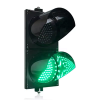 Feux de signalisation routière automatiques à LED rouges et vertes, étanches, de 200 mm de diamètre, avec indicateur piétonnier, 90 LED