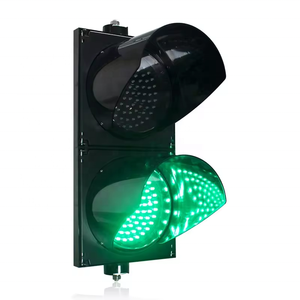 Feux de signalisation routière automatiques à LED rouges et vertes, étanches, de 200 mm de diamètre, avec indicateur piétonnier, 90 LED - Product Image 2